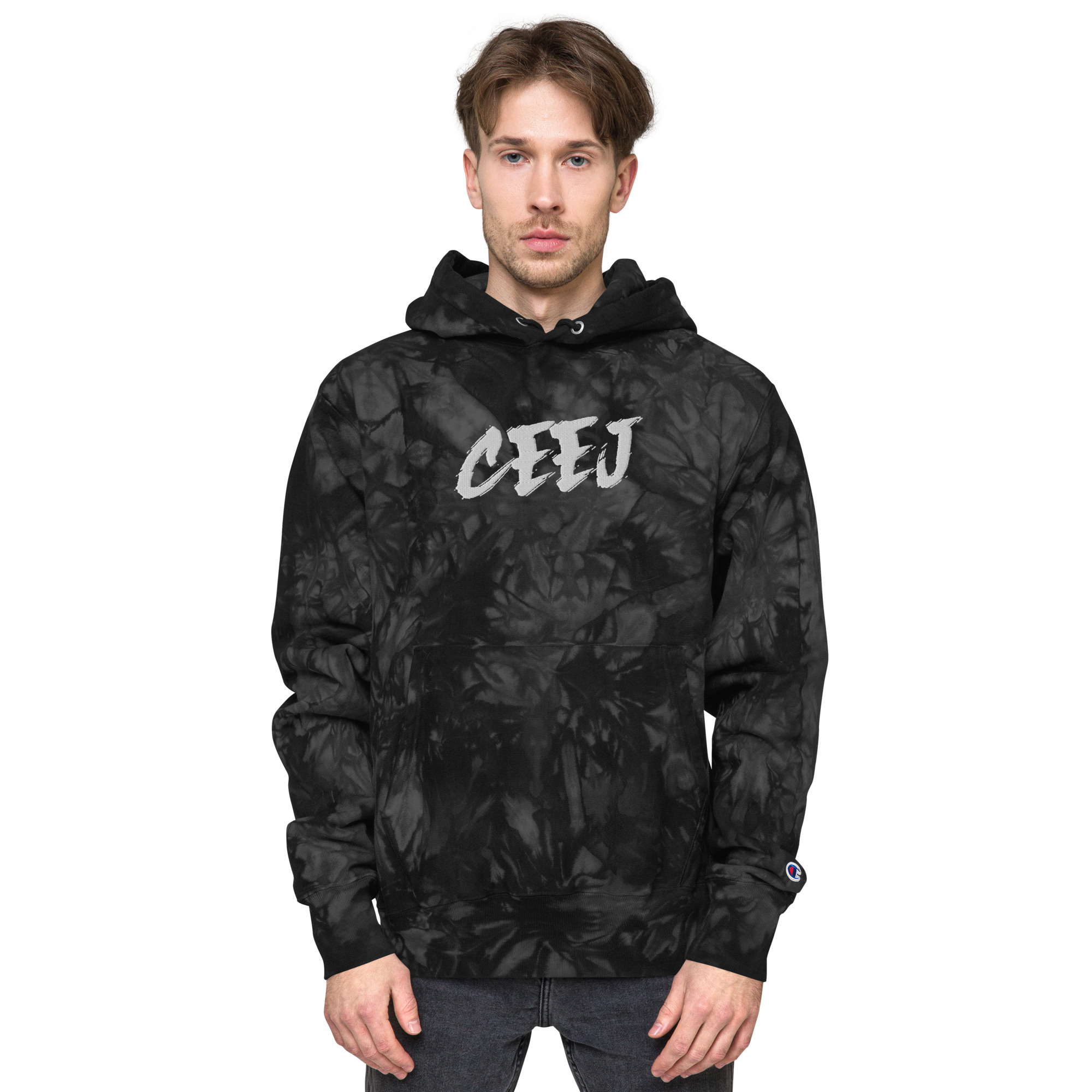 Unisex CEEJ Champion tie-dye hoodie - Image 2